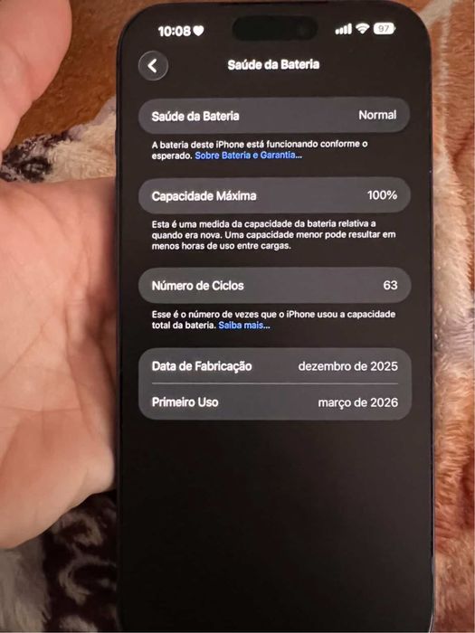 Iphone 17 pro max 256 gb na garantia
