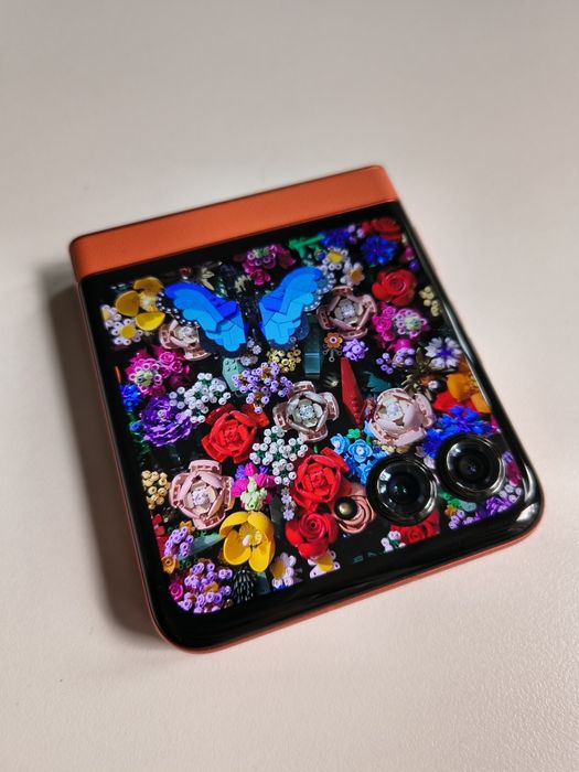 GWARANCJA składany smartfon Motorola Razr 50 Spritz Orange pomarańczowa nie Samsung iPhone JAK NOWY telefon 8GB 256GB lepszy niż ultra