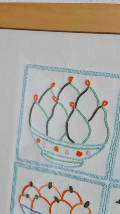 Quadro com bordado mao64752271887490122