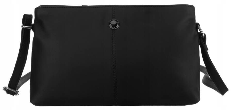 torebka damska w typie listonoszki ze skóry naturalnej - peterson