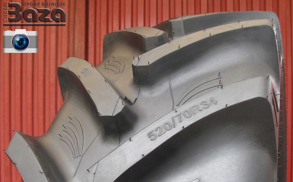 BAZĄ Opona 520/70R34 GRI XLR-70 D-65 Elastyczna Szeroka Promocja 2026!