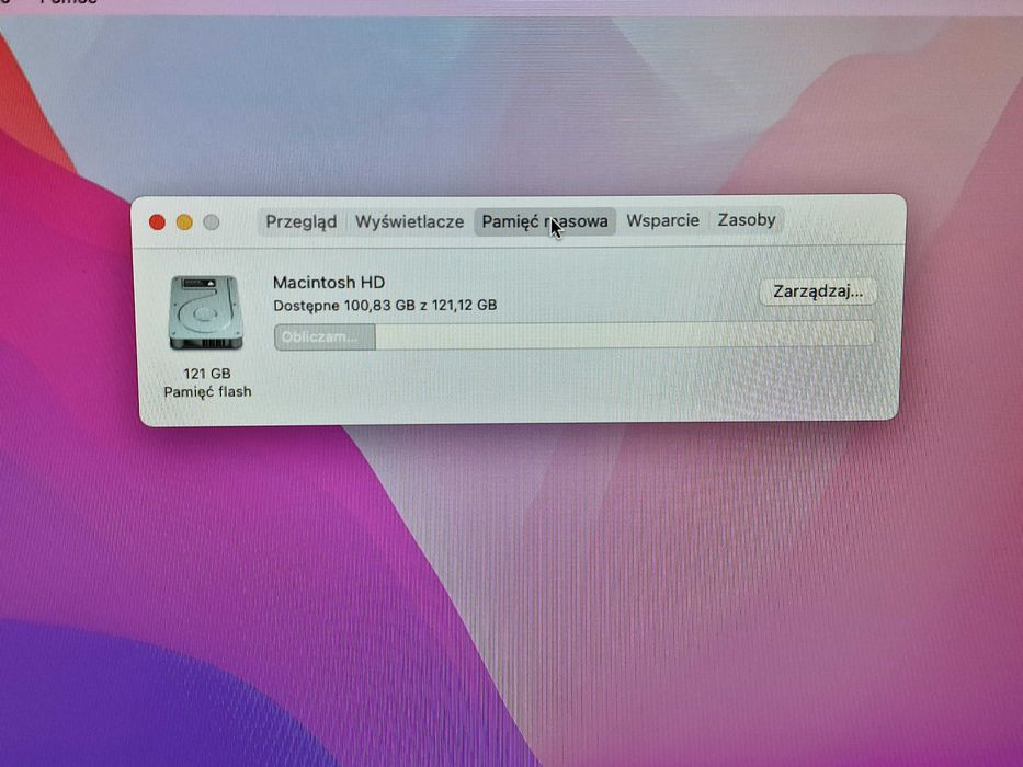 Macbook Air 13 2017/ i5 1.80 GHz/ 8GB/ 128GB/ Bateria serwis