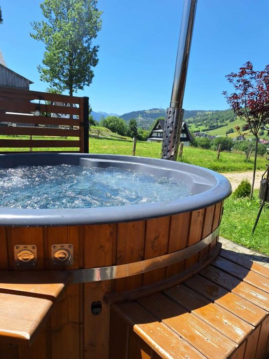 Wolny Domek  w górach balia jacuzzi na wyłączność Zakopane Poronin