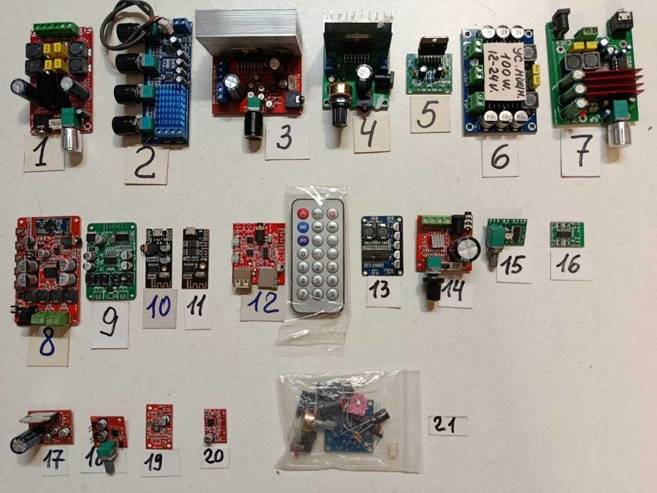Аудио модули,  усилители звука (УНЧ)