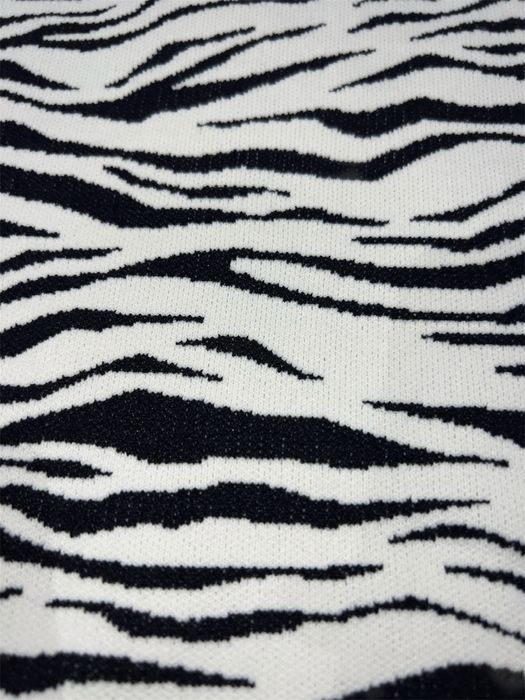 Bershka short dress in zebra