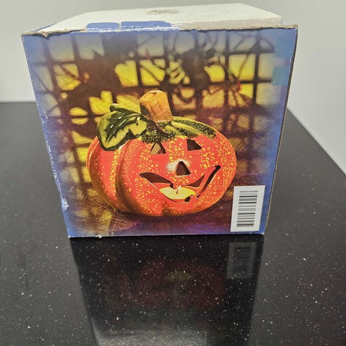 Suporte para Vela em forma de Abóbora