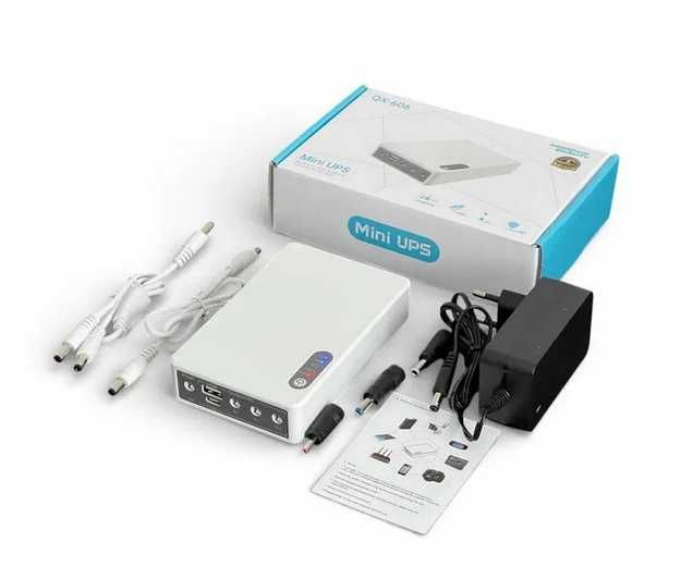 Mini UPS QX-606 Джерело безперебійного живлення 47 WH/20000 mAh
