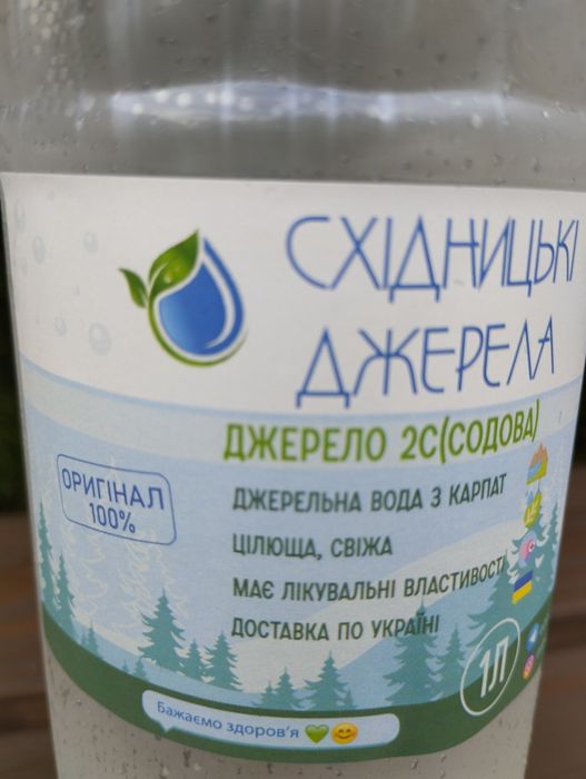 Содова мінеральна лікувальна вода 2с Східницькі джерела