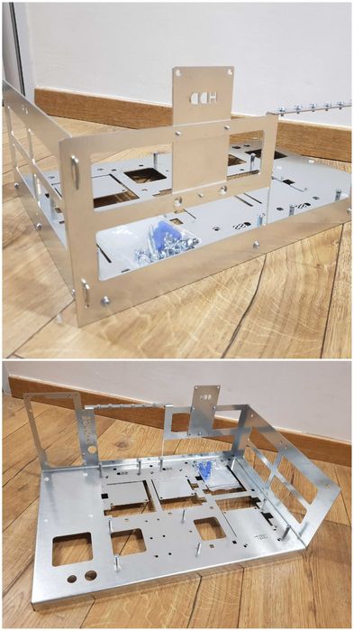 Otwarta obudowa PC- FLAT - surowa. Dostępne od ręki - test bench