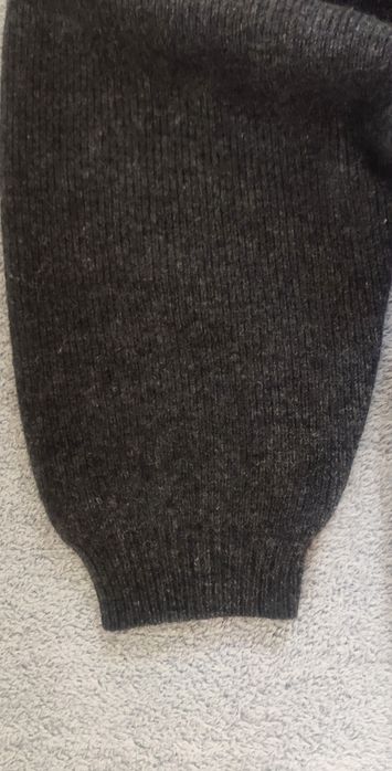Kardigan sweter damski E.B. Company rozm XXL 100% Wełna grafitowy