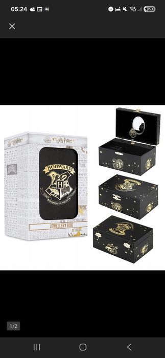 Szkatułka na biżuterię Harry Potter