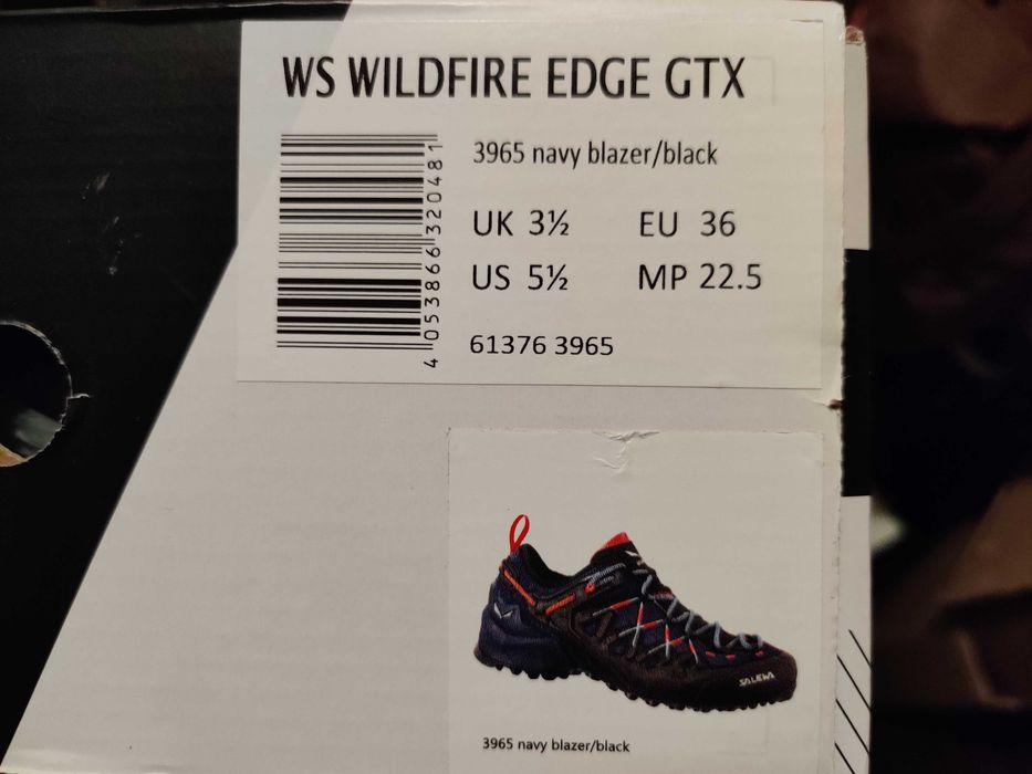Salewa 36 22,5cm Wildfire Edge Gtx Nowe Gore-Tex Najtaniej
