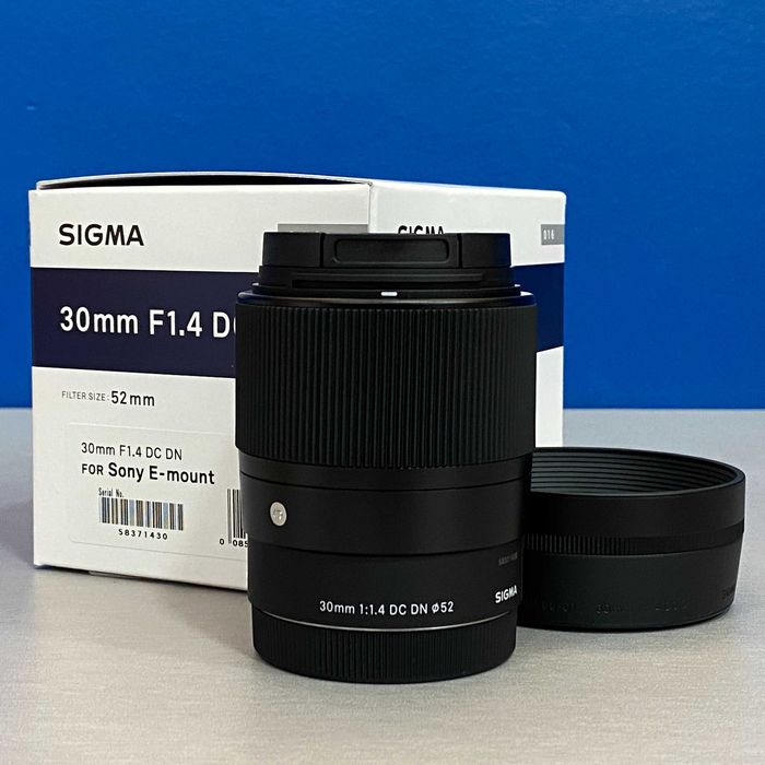 Sigma 30mm f/1.4 DC DN Contemporary | Sony E-Mount | NOVA | 5 ANOS DE GARANTIA