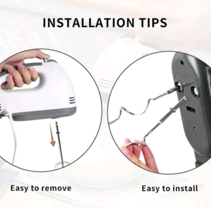 Misturador Elétrico Portátil De 7 Velocidades 133