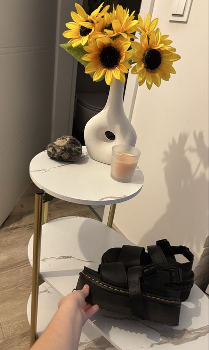 Dr Martens voss quad Sandały damskie gruba podeszwa