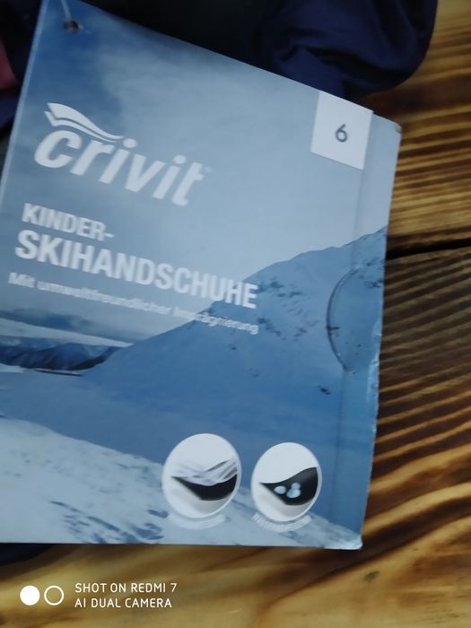 Рукавицы перчатки непромокаемые Crivit