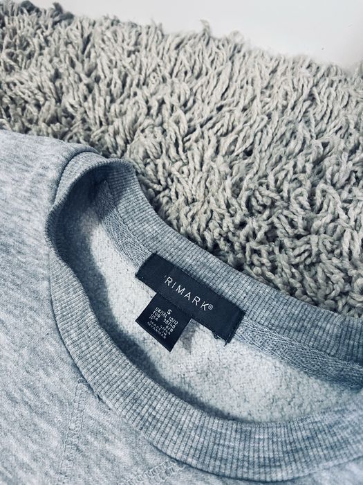 Primark rozm S szara bluza basic crewneck damska basic oversize