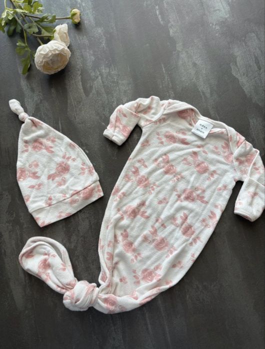 Komplet niemowlęcy body na sesję noworodkową