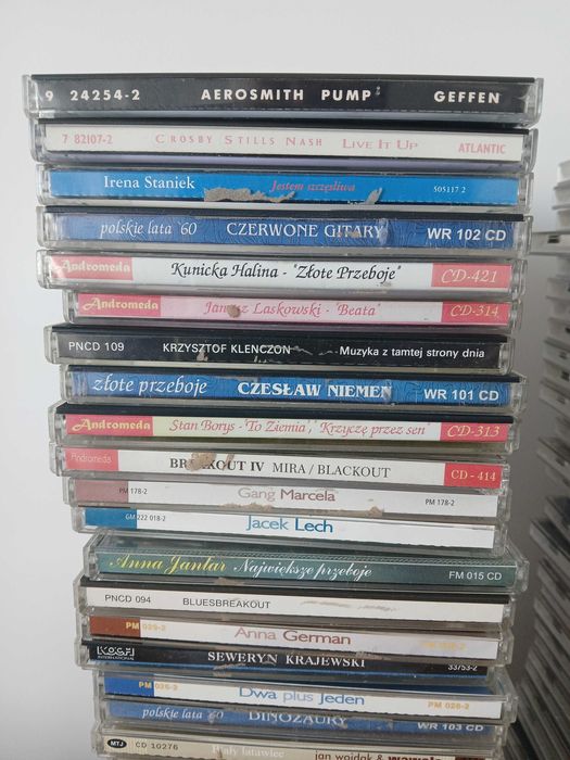 Zestaw płyt CD około 70 sztuk