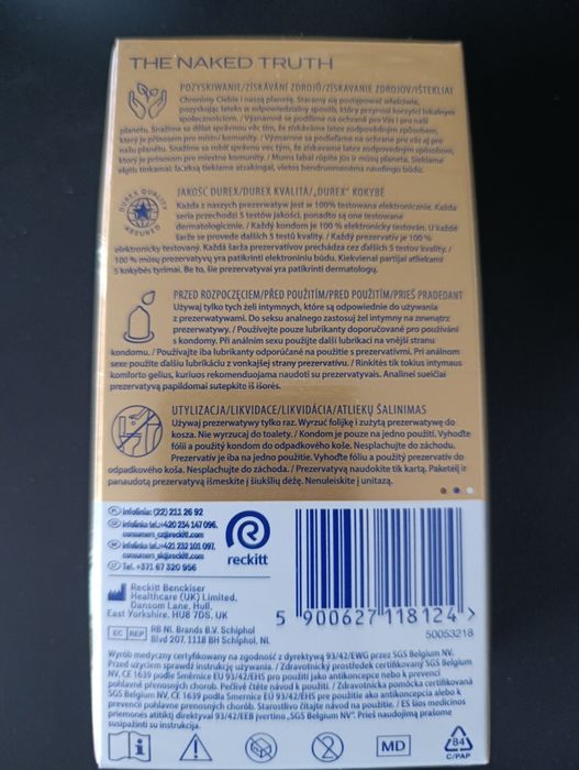 Prezerwatywy Durex Sensual 10szt