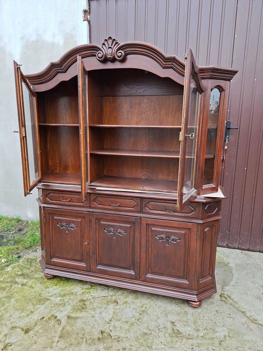 Witryna ciemny polisander