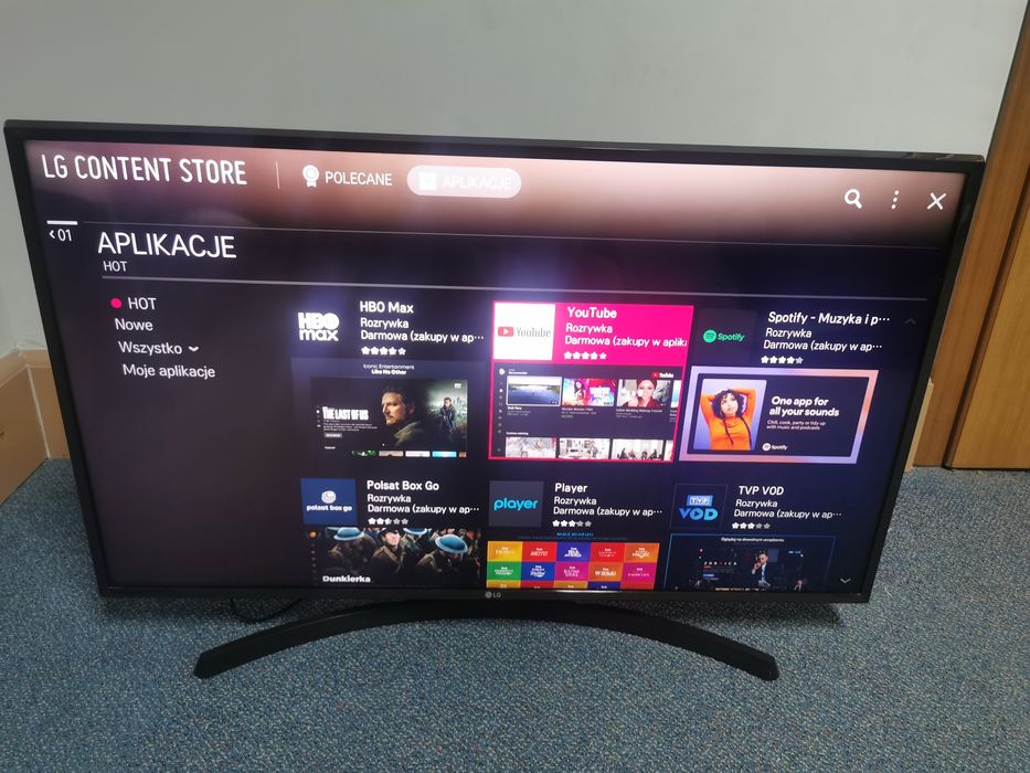 Lg 43 4k uhd HDR dvbt2 transport