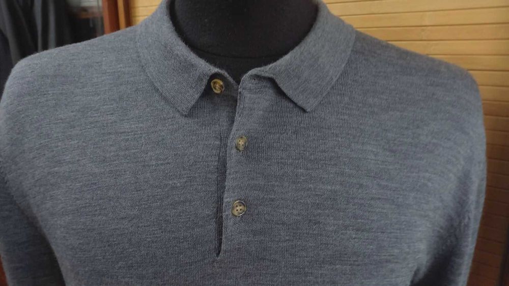 мужской свитер JOHN HENRIC (Sweden)  Lambswool 100%