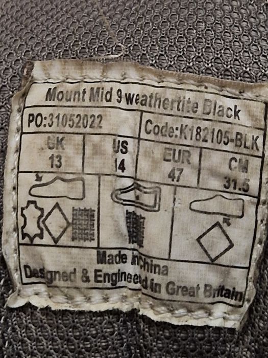 Взуття Karrimor 47р