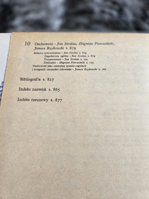 "Psychologia" Tadeusz Tomaszewski