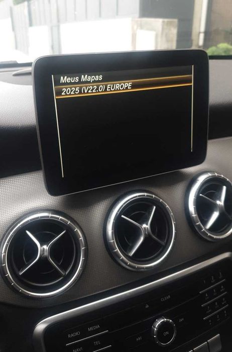 Mercedes , cartao gps Europa 2026 com Aviso de radares