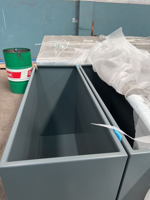 Floreiras em chapa ferro 3 mm