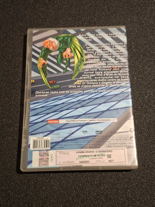 DVD Homem Aranha : O Derradeiro Confronto de Vilões