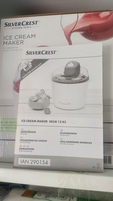 Maszyna do lodów Silvercrest ~ Nowa