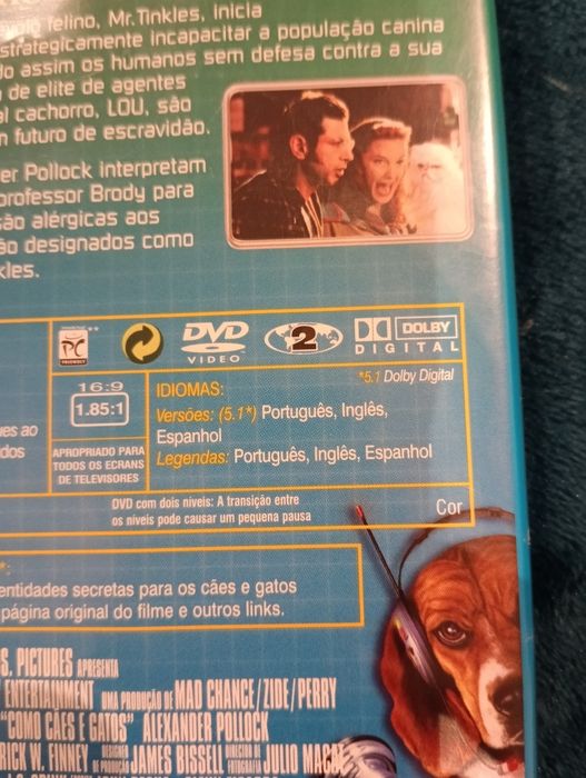 DVD como cães e gatos