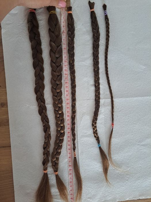 Włosy dziewicze ciemny blond