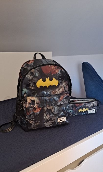 Mochila + estojo escolar Batman