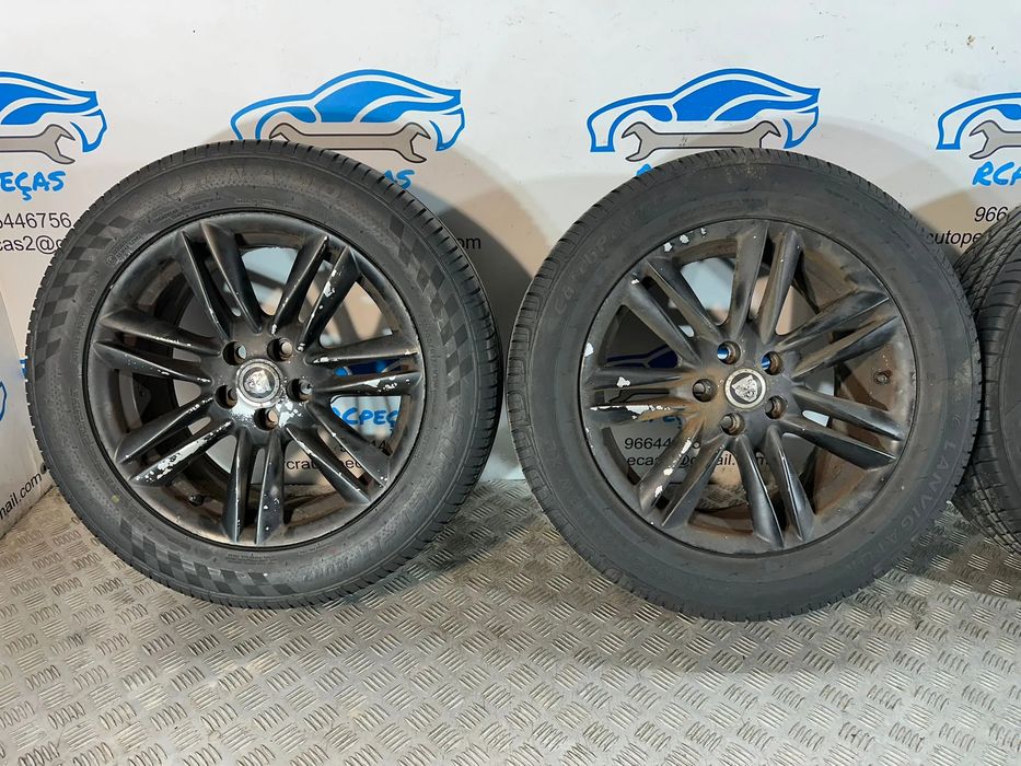 Conjunto Jantes 17 Originais Jaguar XF X250 CX23-DB 7.5J ET49 5×108