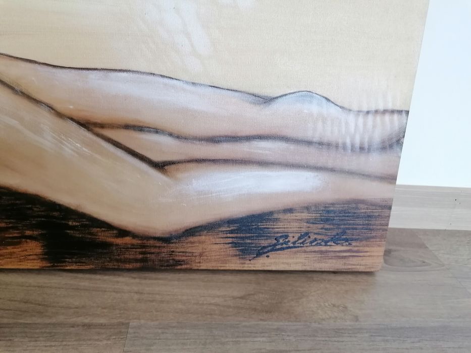 Tela pintada a mão