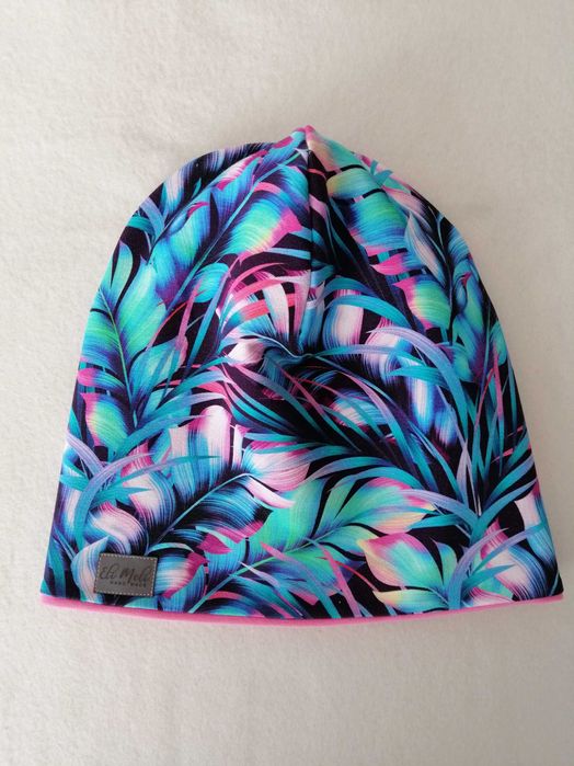 Czapka smerfetka,czapka z pomponem, komin, chusta, opaski szal