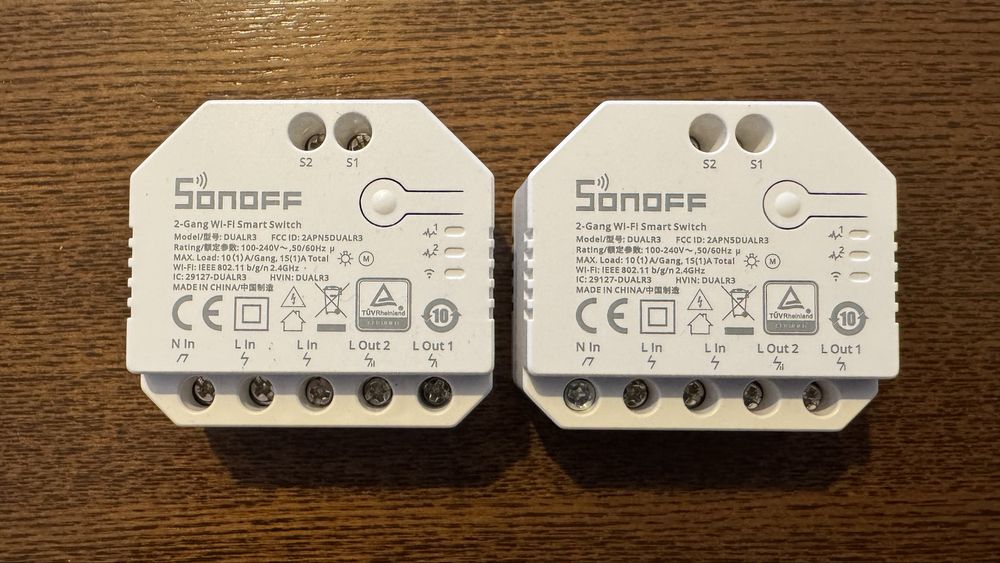 Sonoff DUAL R3 - interruptor de estore wifi 2 unidades