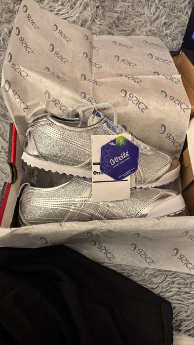 Sapatos Onitsuka Tiger México 66 Silver Hlitter