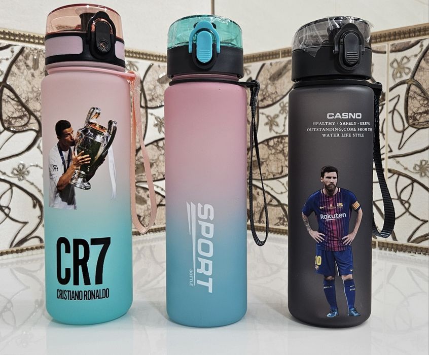 Спортивна пляшка для води Мессі, Роналдо