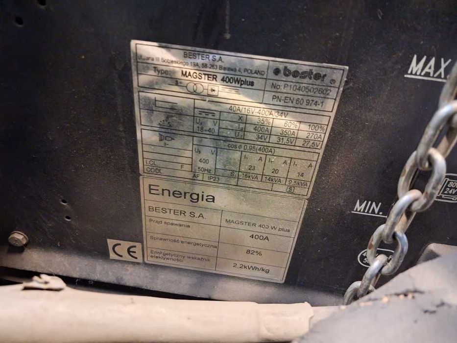 Spawarka BESTER MAGSTER 400W (42191) (42208) (42209)