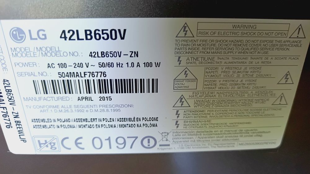 Telewizor LG 42 Smart