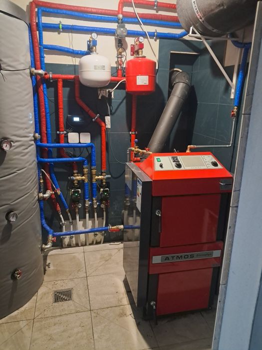 Hydraulik  Montaż kotłów na zgazowywanie drewna i pellet