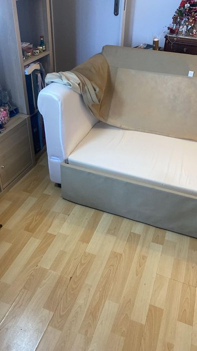 Soffa simples com capas lavaveis