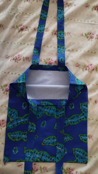 Saco de pano de capulana africana