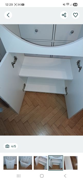 Szafka pod umywalkę Cersanit Bianco 60 - fabrycznie nowa