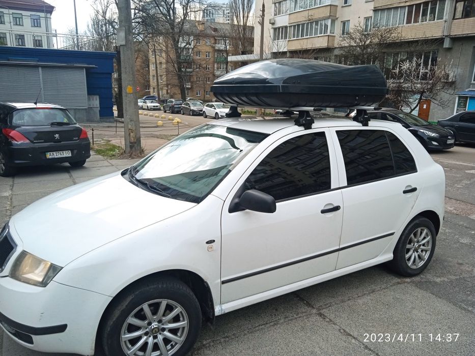 Багажник на фабию, октавию, супер -гладкий дах Thule Wingbar Evo