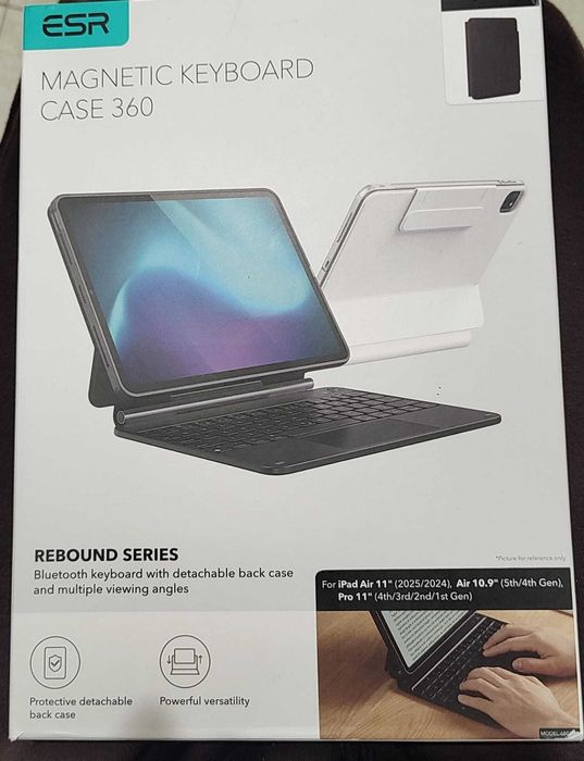 Capas Teclado Premium p/ iPad Air/Pro (11" e 12.9") – Novas em Caixa